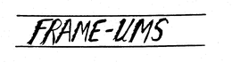FRAME-UMS trademark
