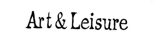 ART & LEISURE trademark