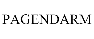 PAGENDARM trademark