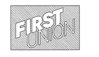FIRST UNION trademark