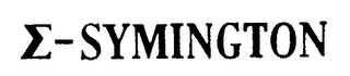 E-SYMINGTON trademark