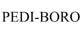 PEDI-BORO trademark