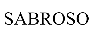 SABROSO trademark