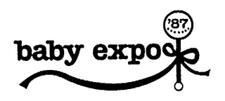 BABY EXPO '87 trademark