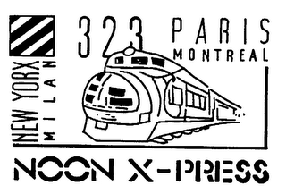 323 NOON X-PRESS trademark