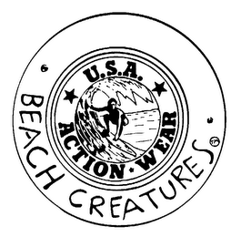 U.S.A. ACTION WEAR BEACH CREATURES