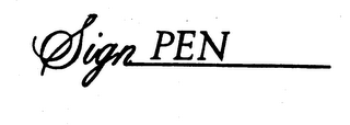 SIGN PEN trademark
