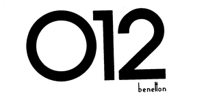 012 BENETTON trademark