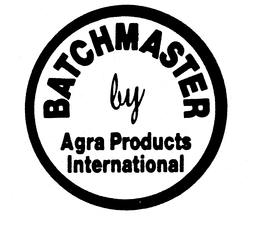 BATCHMASTER BY AGRA PRODUCTS INTERNATIONAL trademark