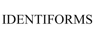 IDENTIFORMS trademark