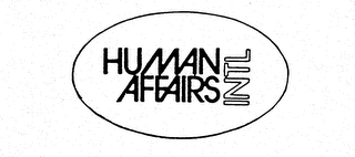 HUMAN AFFAIRS INTL