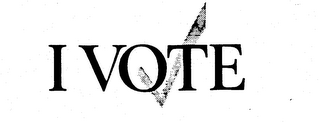 I VOTE trademark