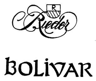 R RIEDER BOLIVAR