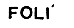 FOLI trademark