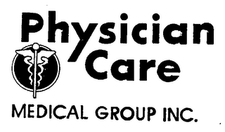 PHYSICIAN CARE MEDICAL GROUP INC.