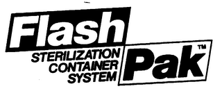 FLASH PAK STERILIZATION CONTAINER SYSTEM