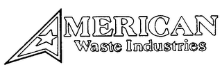 AMERICAN WASTE INDUSTRIES trademark