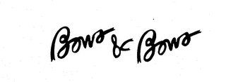 BOWS & BOWS trademark