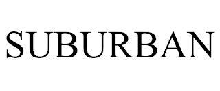 SUBURBAN trademark
