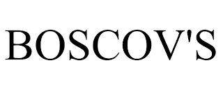 BOSCOV'S trademark