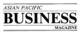 ASIAN PACIFIC BUSINESS MAGAZINE