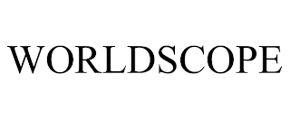 WORLDSCOPE trademark