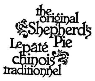 THE ORIGINAL SHEPHERD'S PIE LE PATE CHINOIS TRADITIONNEL