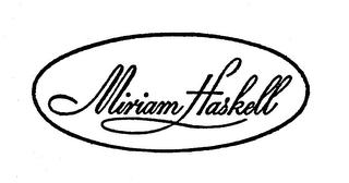 MIRIAM HASKELL trademark