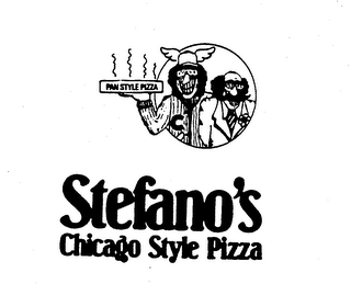 PAN STYLE PIZZA STEFANO'S CHICAGO STYLEPIZZA