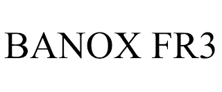 BANOX FR3 trademark