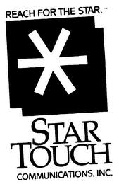 REACH FOR THE STAR. STAR TOUCH COMMUNICAATIONS, INC.