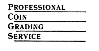 PROFESSIONAL COIN GRADING SERVICE