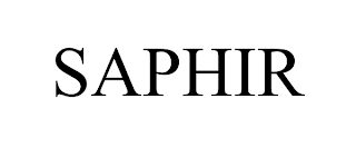 SAPHIR trademark
