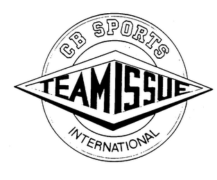 CB SPORTS TEAMISSUE INTERNATIONAL