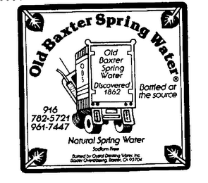 OLD BAXTER SPRING WATER