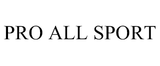 PRO ALL SPORT trademark