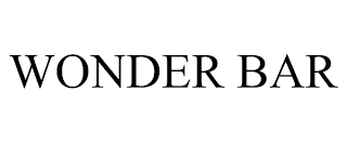 WONDER BAR trademark