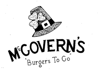 MCGOVERN'S "BURGERS TO GO" trademark