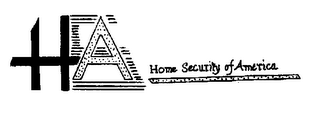 HSA HOME SECURITY OF AMERICA