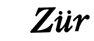 ZUR trademark