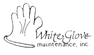 WHITE GLOVE MAINTENANCE, INC. trademark
