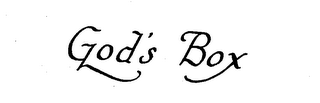 GOD'S BOX trademark