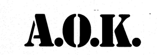 A.O.K. trademark