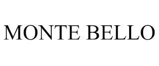 MONTE BELLO trademark