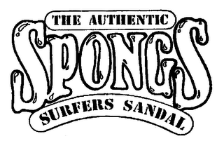 THE AUTHENTIC SPONGS SURFERS SANDAL