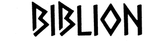 BIBLION trademark