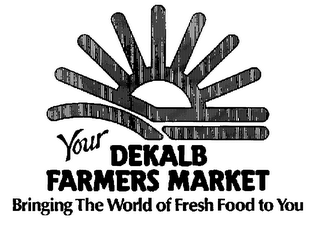 YOUR DEKALB FARMERS MARKET BRINGING THE WORLD OF FRESH FOOD TO YOU