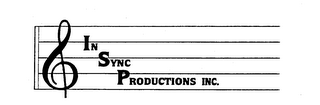 IN SYNC PRODUCTIONS INC. trademark
