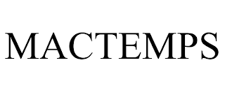 MACTEMPS trademark