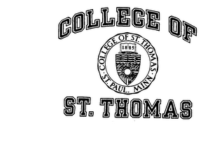 COLLEGE OF ST. THOMAS ST. PAUL, MINN 1885